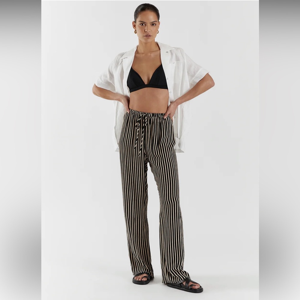 DISSH RORY STRIPE DRAWSTRING PANT